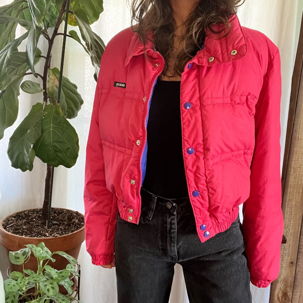 Slalom goose down ski coat